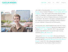 Tablet Screenshot of caitlinrivers.com